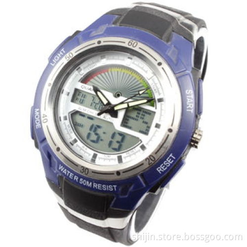 Multifunction platstic sports watch with Japan Movement digital smart and customized